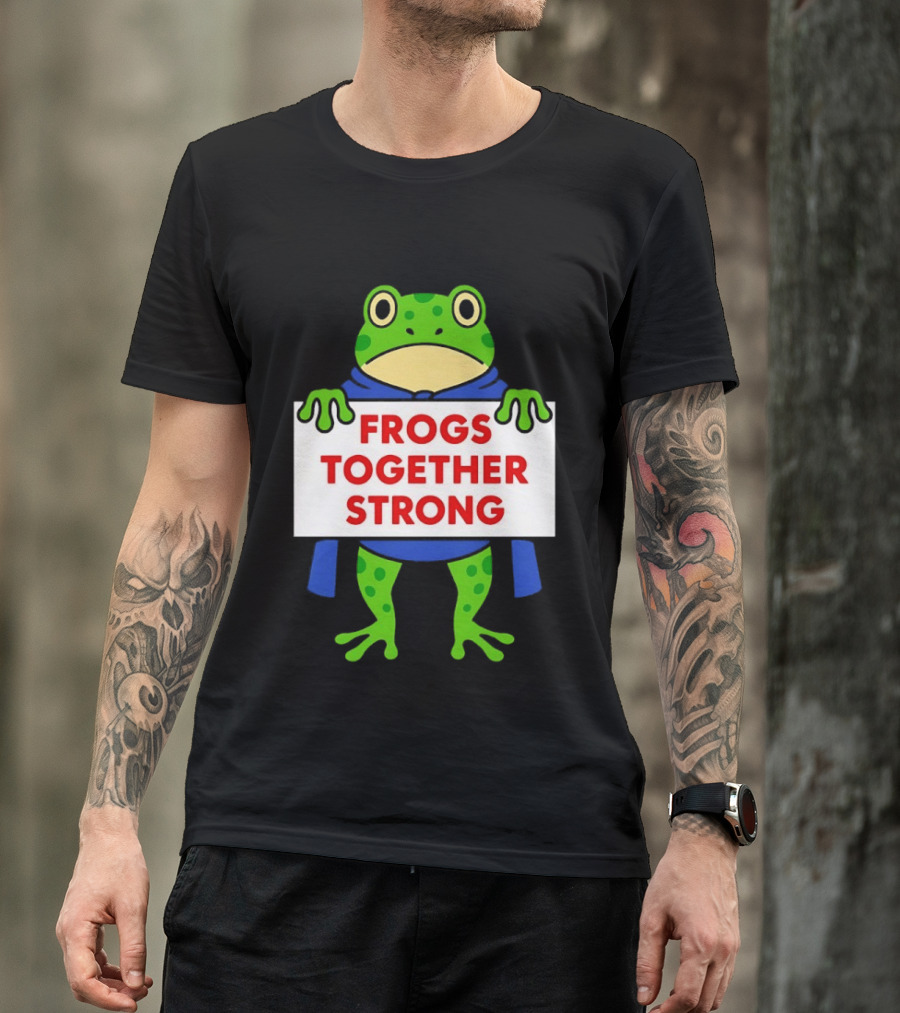 Frogs Together Strong Portland Newsom T-Shirt