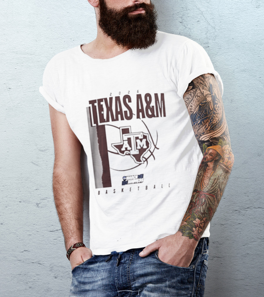 Texas A&M Aggies 2026 March Madness Basketball Tournament T-Shirt
