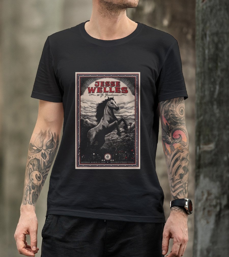 Jesse Welles A. F. Goodman Berkeley CA March 21 2026 Horse Event T-Shirt