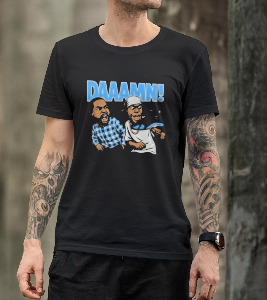 University Blue Daaamn Chris Smokey Comedy Movie Scene T-Shirt