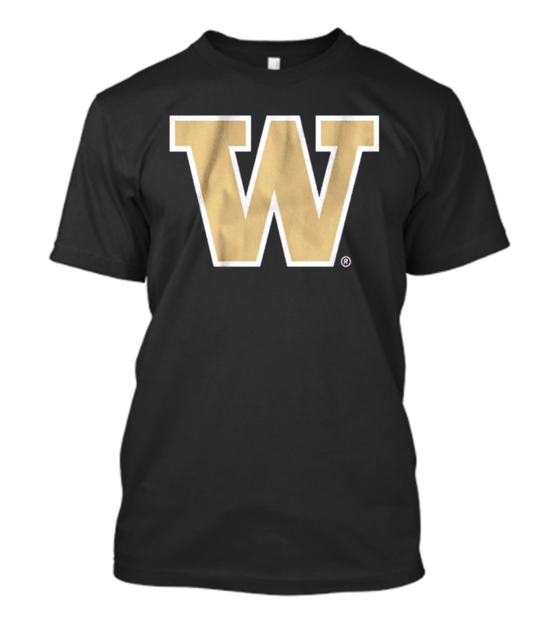 Washington Huskies Primary Gold W T-Shirt