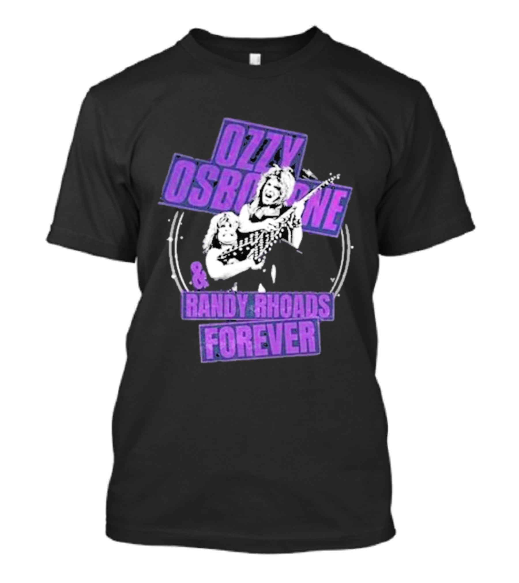Ozzy Osbourne Randy Rhoads Forever Purple T-Shirt