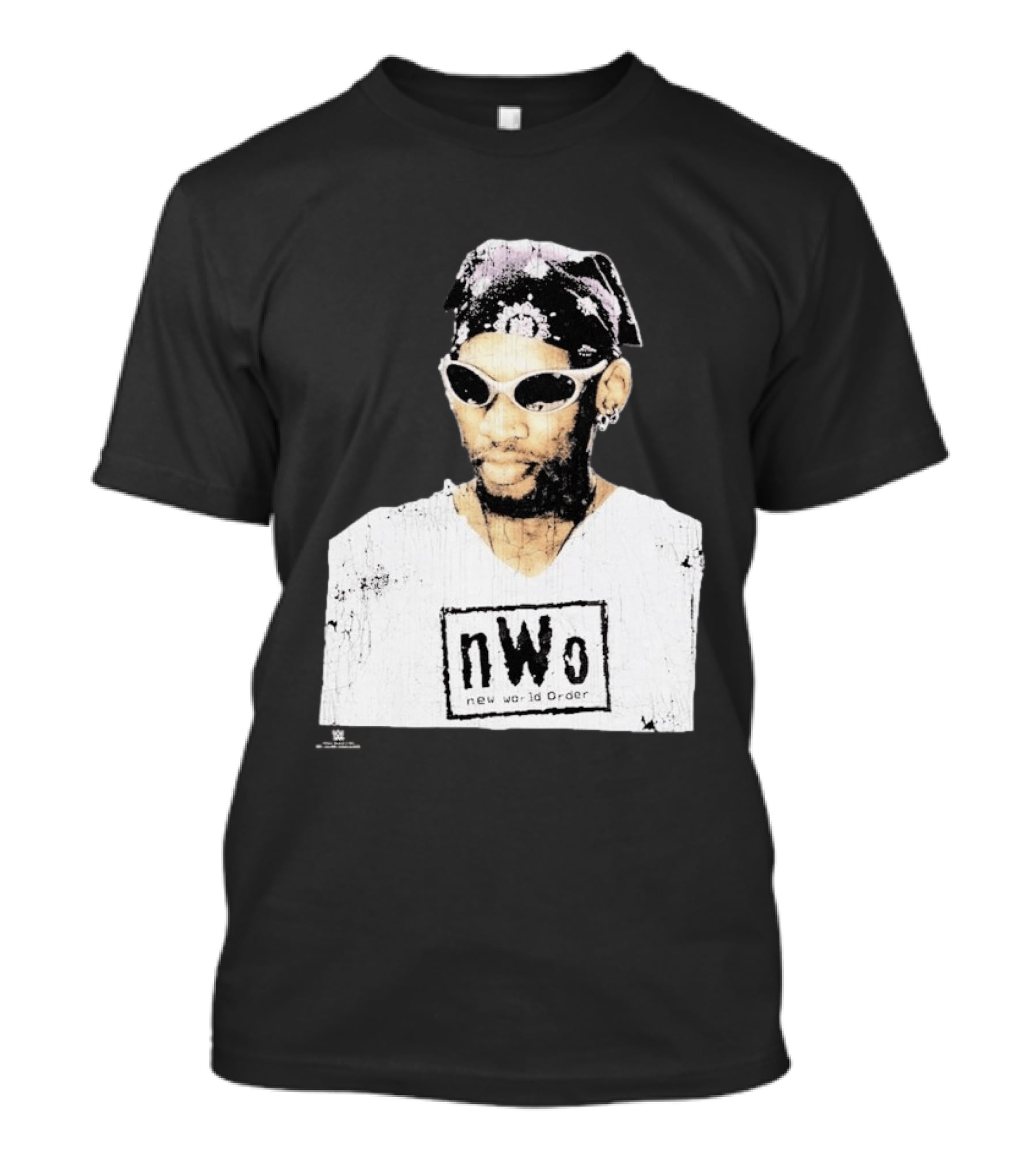 Dennis Rodman NWO New World Order Snow Wash T-Shirt