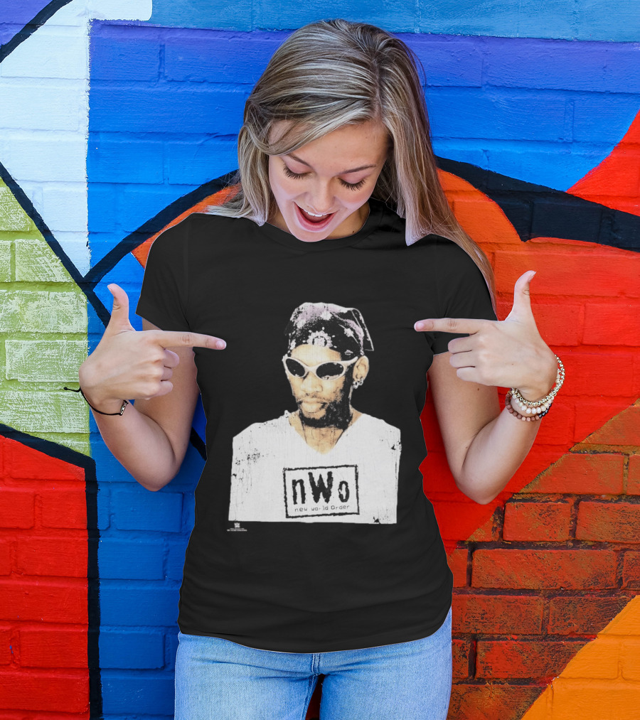 Dennis Rodman NWO New World Order Snow Wash T-Shirt