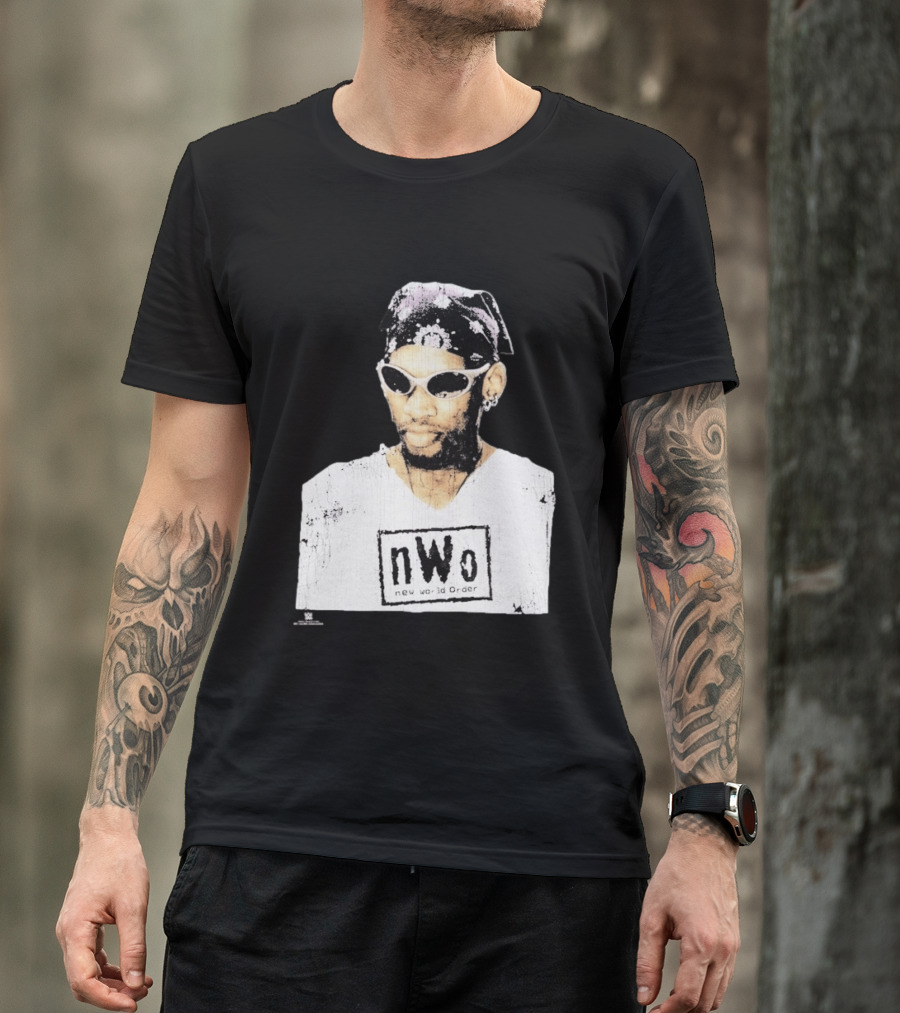 Dennis Rodman NWO New World Order Snow Wash T-Shirt