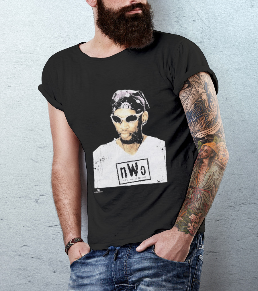 Dennis Rodman NWO New World Order Snow Wash T-Shirt