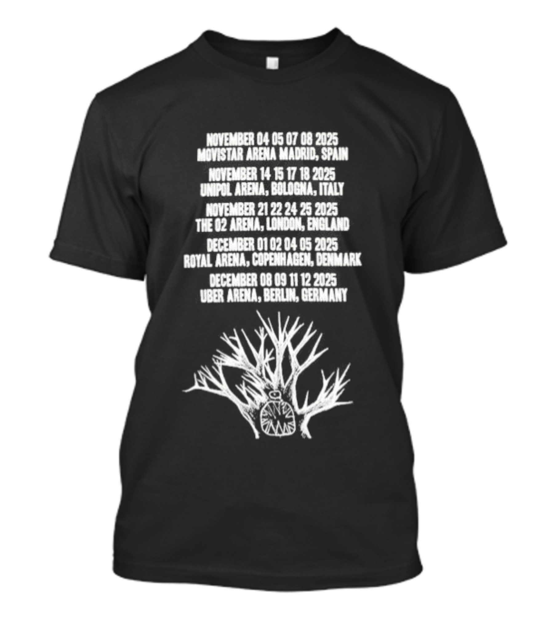 Radiohead 2025 Tour Living In Cloud Cuckoo Land Cactus Tree T-Shirt