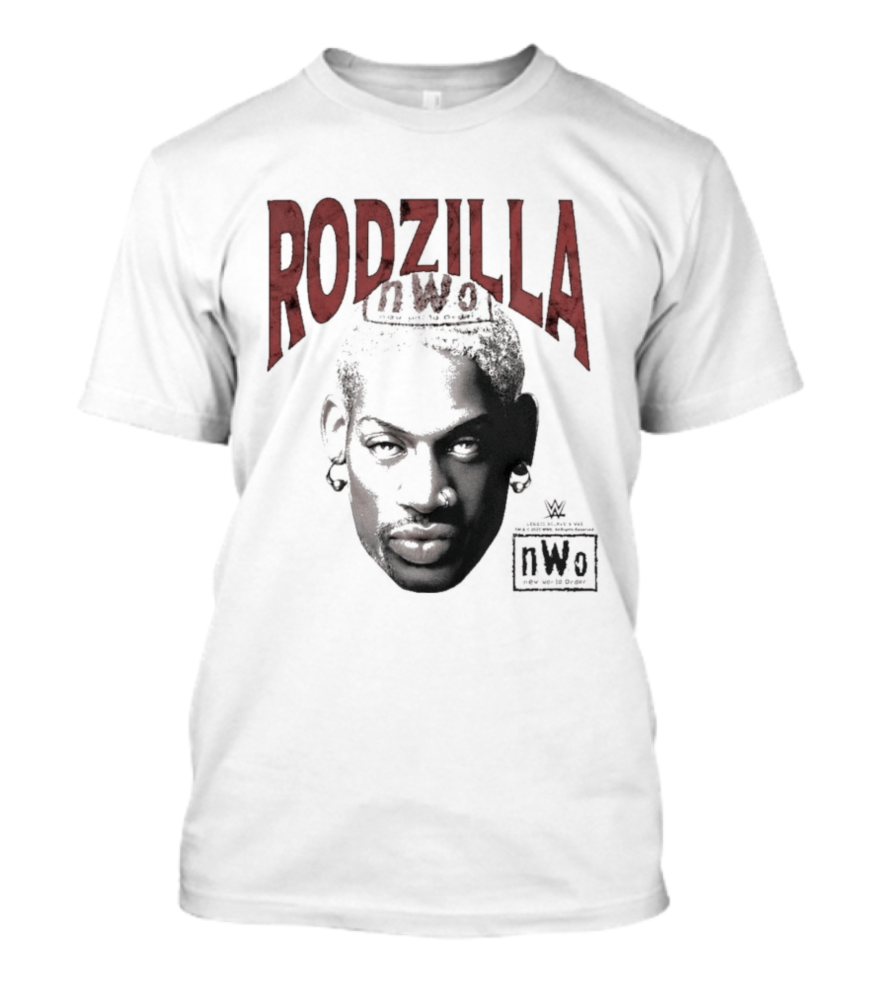 RODZILLA NWo Dennis Rodman Grail WWE NWo T-Shirt