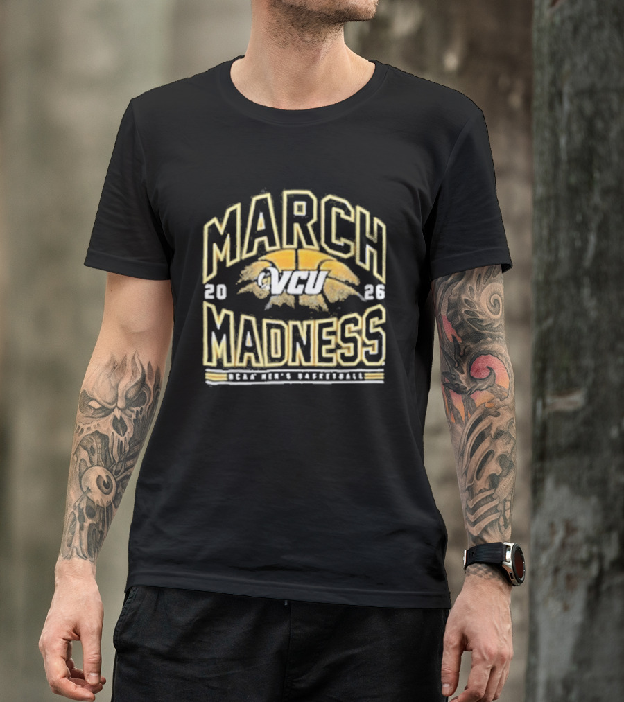 VCU Rams 2026 March Madness NCAA Men's Basketball Tournament T-Shirt
