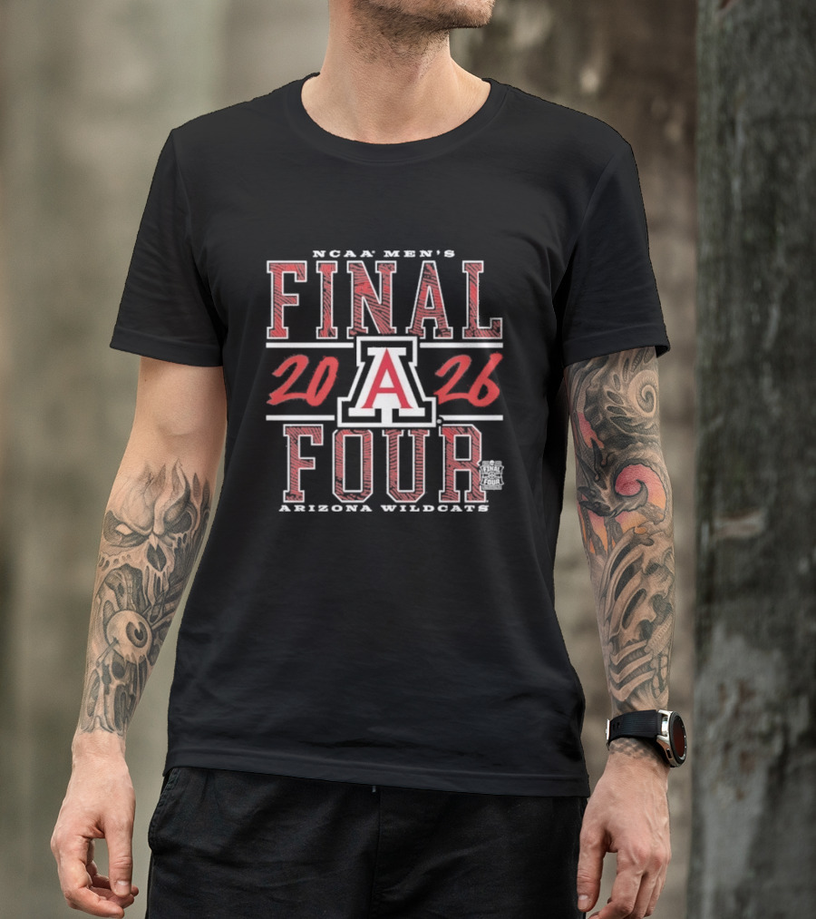 Arizona Wildcats NCAA Men's Final Four 2026 Basketball T-Shirt