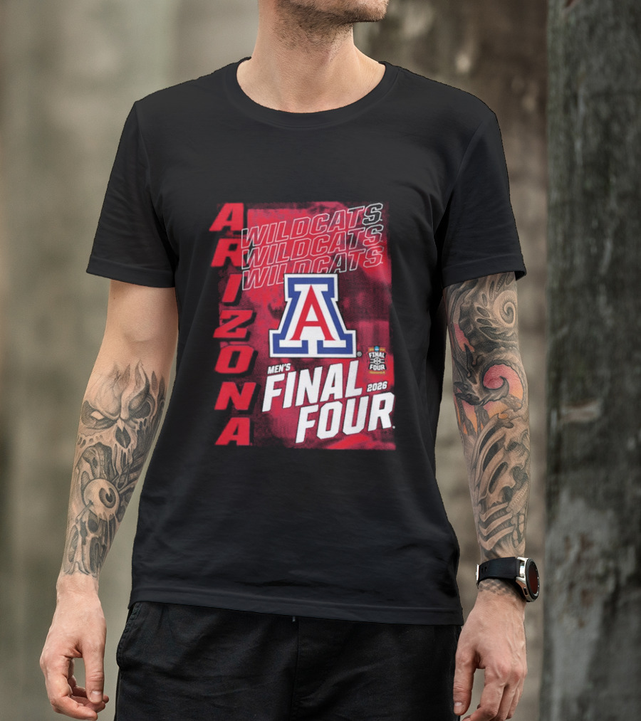 Arizona Wildcats 2026 Men's NCAA Final Four Basketball Tournament T-Shirt