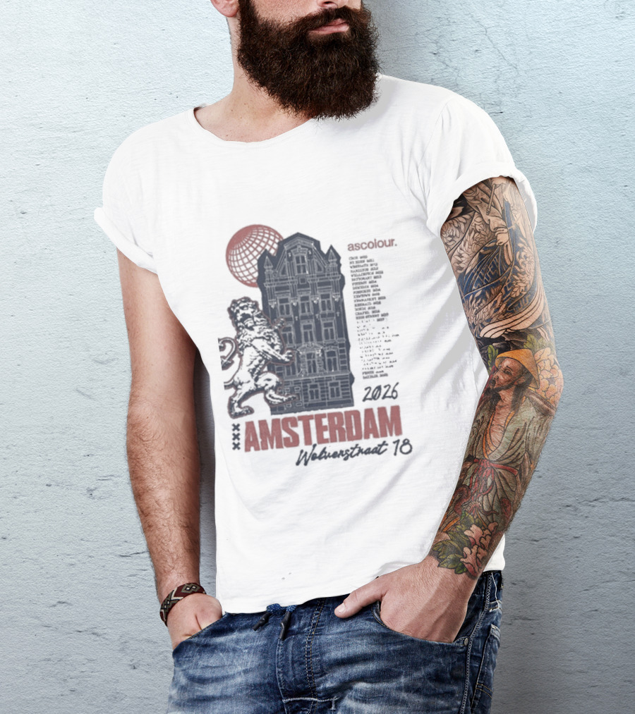 As Colour Amsterdam Opening 2016 Event Lion Element Festival Listing T-Shirt