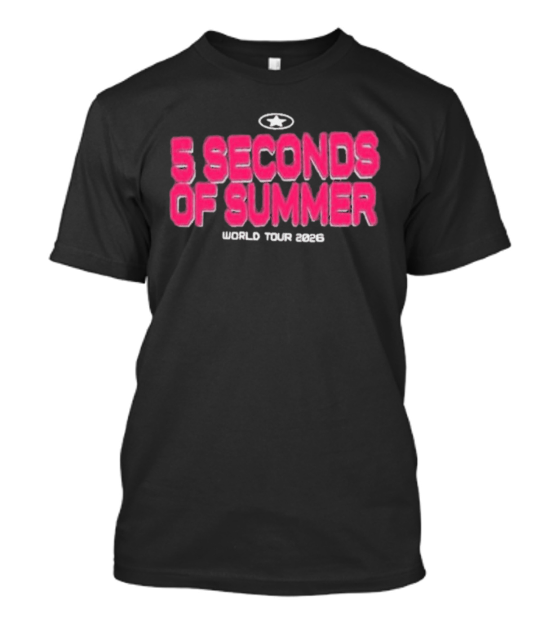 5 Seconds Of Summer World Tour 2023 Everyone's A Star T-Shirt