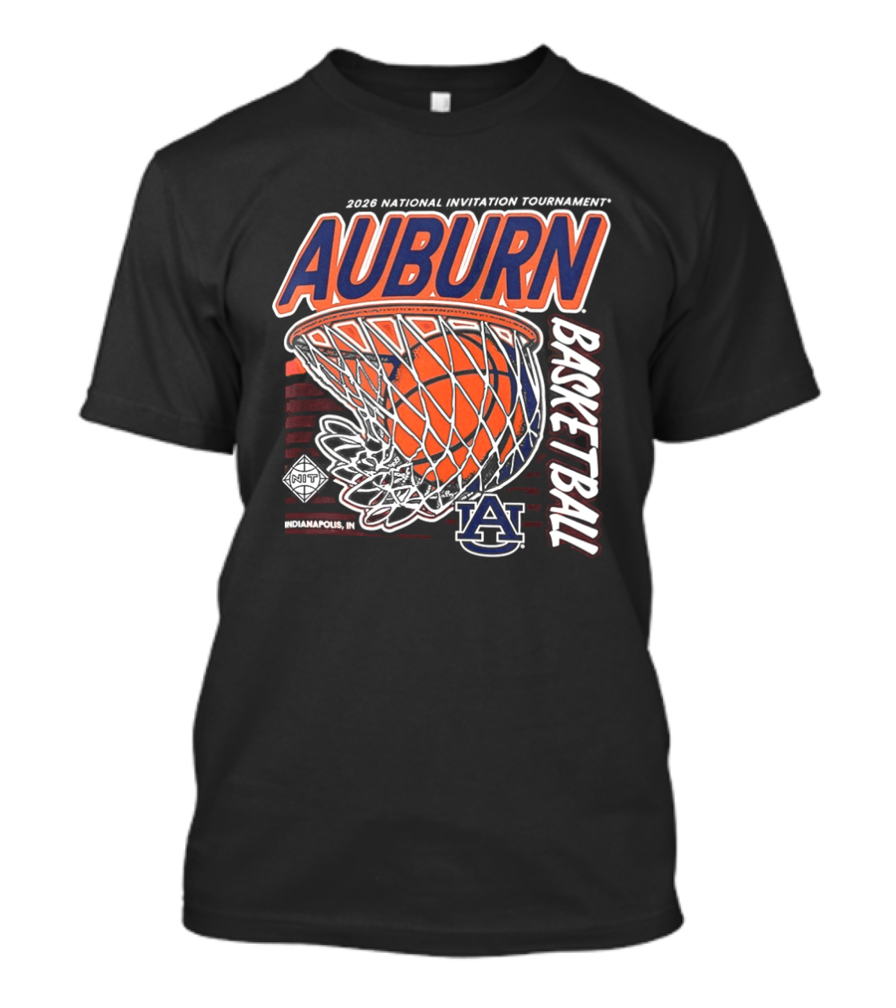 2026 National Invitation Tournament Auburn Basketball Indianapolis T-Shirt