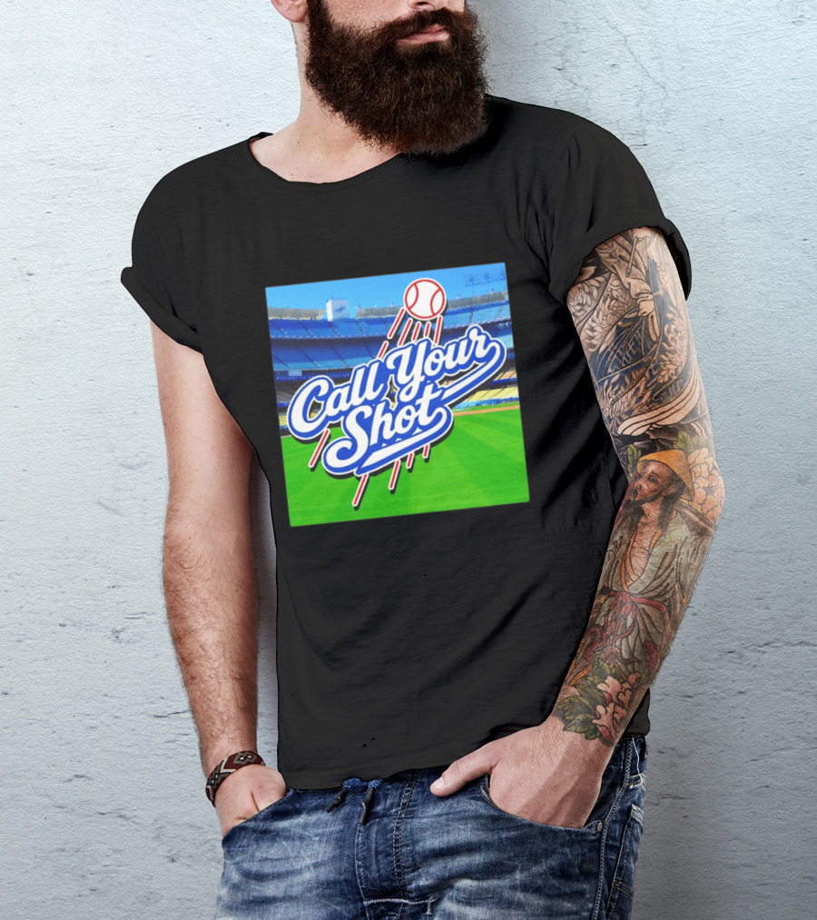 Call Your Shot Los Angeles Dodgers Stadium Baseball T-Shirt