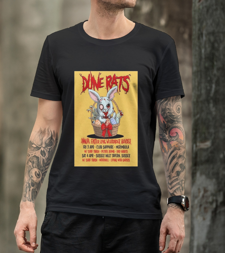 Dune Rats Apr 3 2026 Club Sapphire In Merimbula Australia T-Shirt