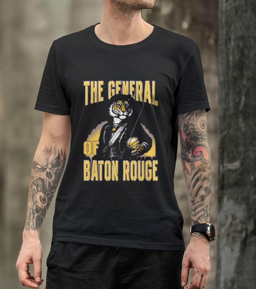 The General Of Baton Rouge Pocket Tiger Conductor Baton Rouge T-Shirt
