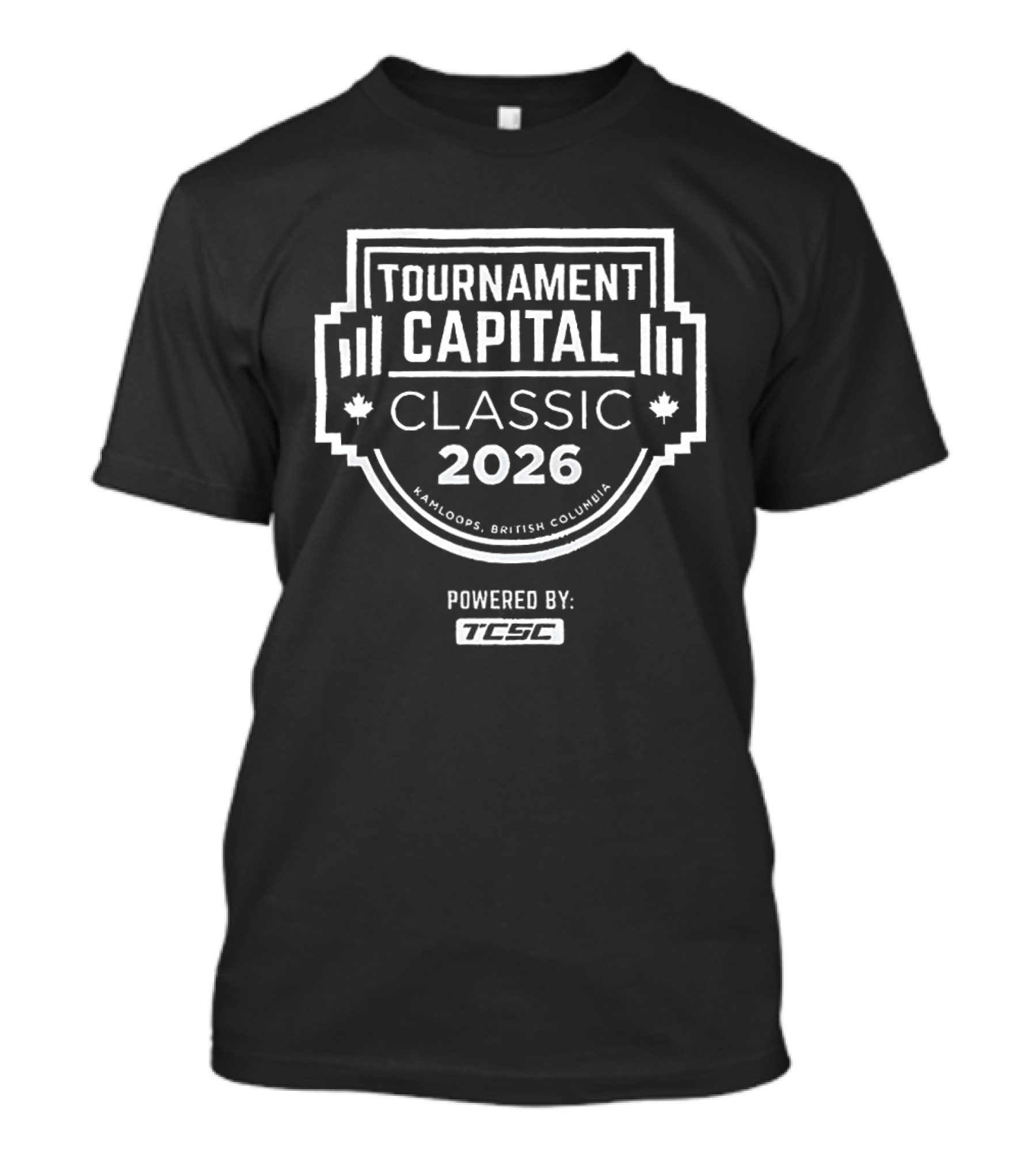Tournament Capital Classic 2026 Kamloops British Columbia Powered By Spalding T-Shirt