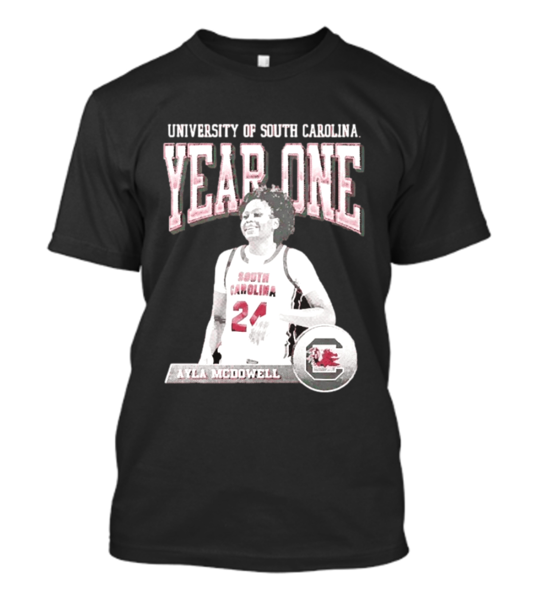 University Of South Carolina Year One Ayla McDowell South Carolina Gamecocks T-Shirt