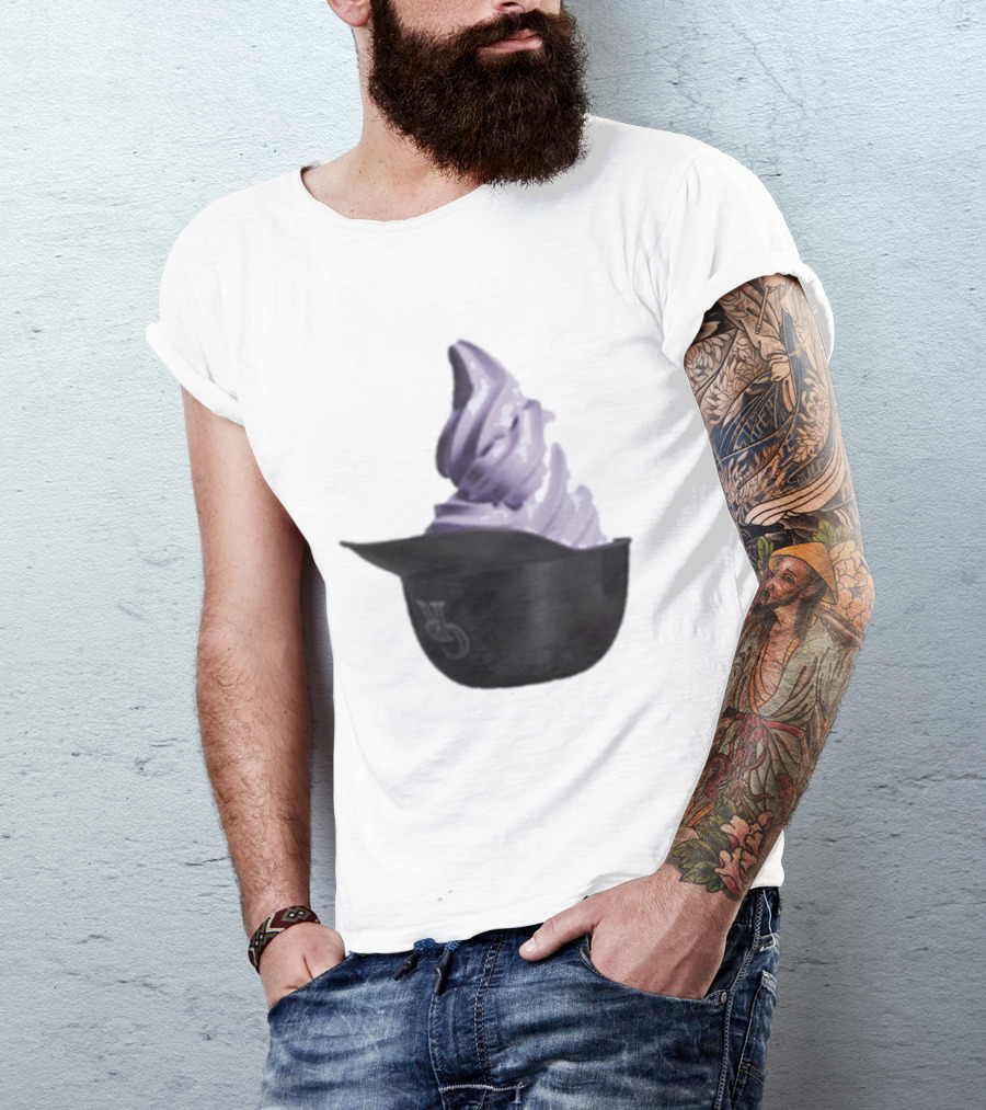 Colorado Rockies Boozy Ice Cream Purple Soft Serve Treat T-Shirt