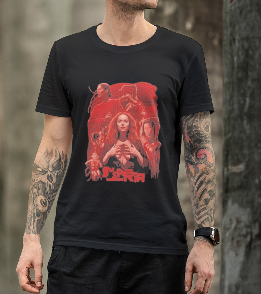 Suspiria 2018 Horror Movie Red Aesthetic Cast Collage T-Shirt
