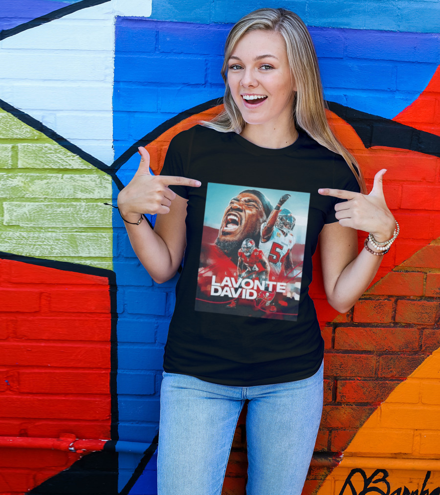 Lavonte David Legend Tampa Bay Buccaneers NFL Collage T-Shirt