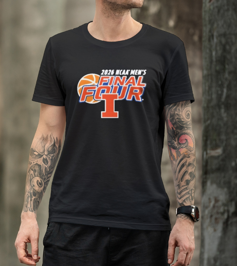 2026 NCAA Men's Final Four Illinois Fighting Illini T-Shirt