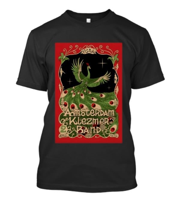 Amsterdam Klezmer Band April 2 2026 Vera Groningen NL Peafowl T-Shirt
