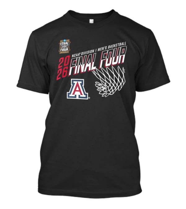 Arizona Wildcats 2026 NCAA Division I Men's Basketball Final Four Indiana T-Shirt