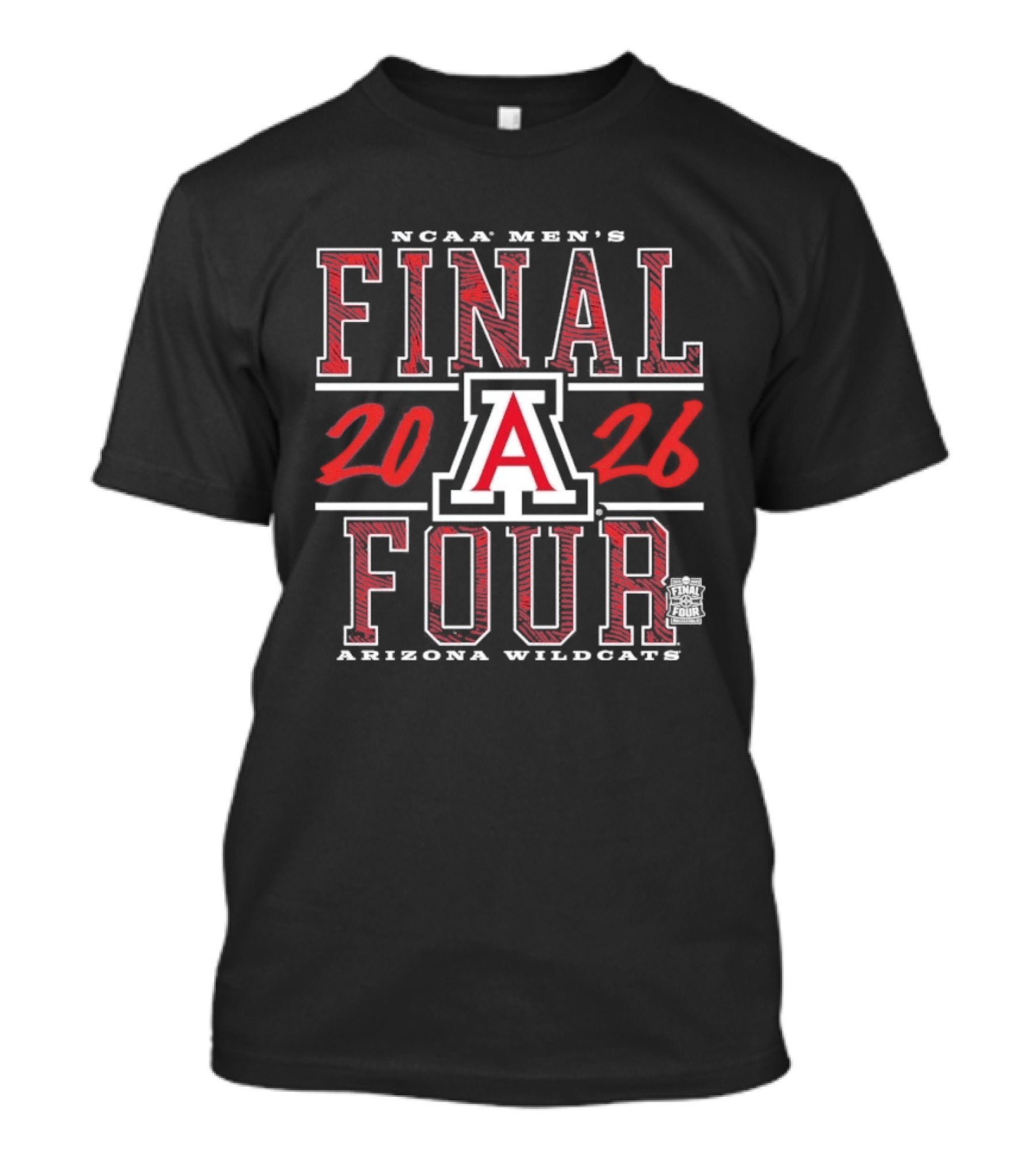 NCAA Men's Final Four 2026 Arizona Wildcats T-Shirt