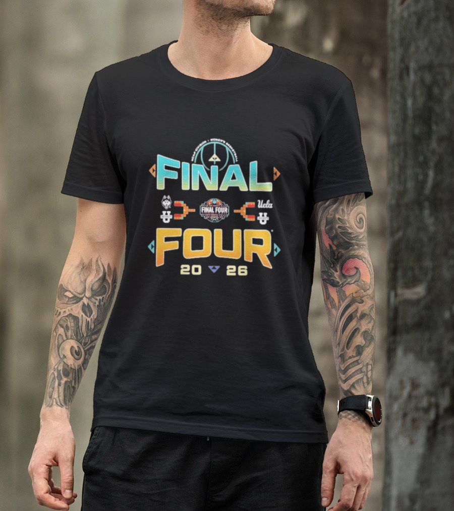 Final Four NCAA Women's Basketball Tournament March Madness 2026 UConn Michigan Move Zone T-Shirt