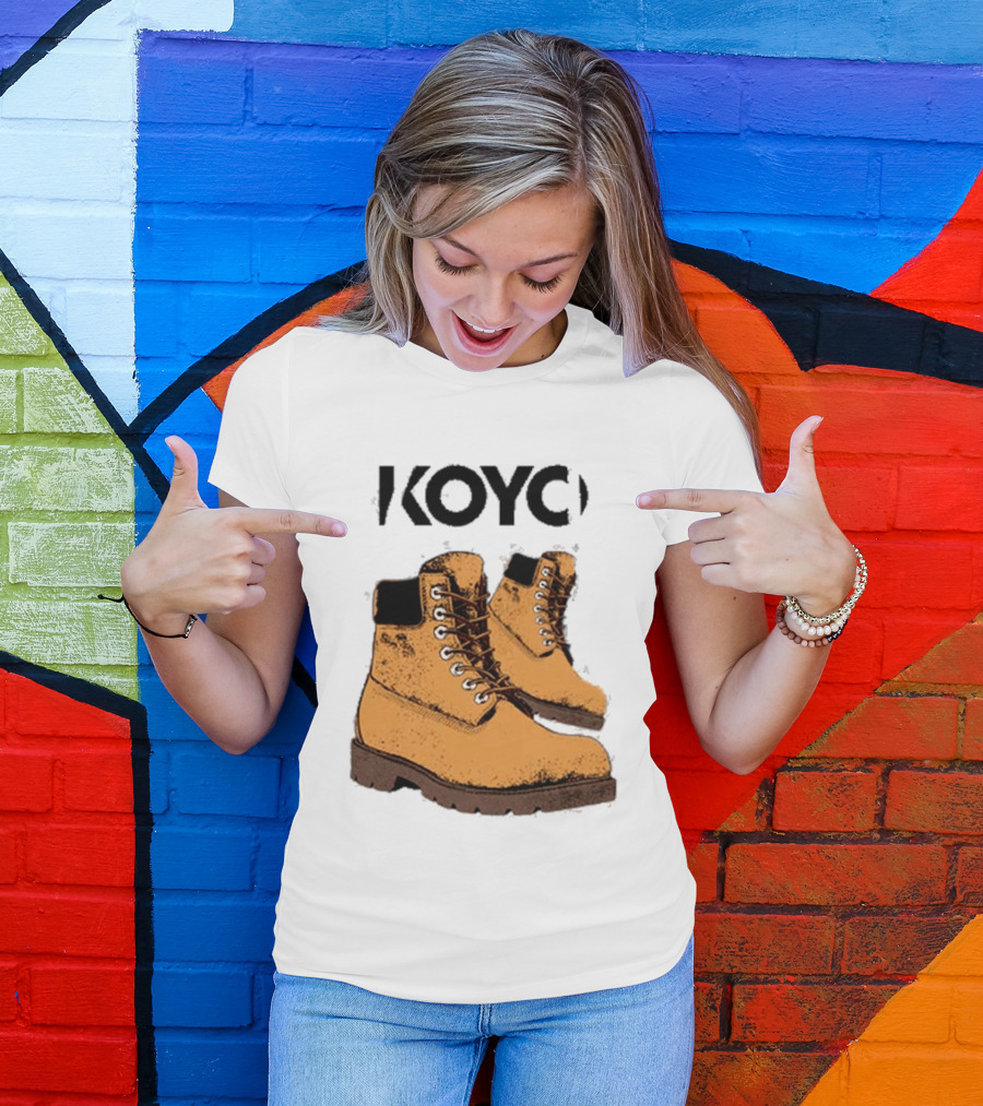 Koyo Timberland Style Boots T-Shirt