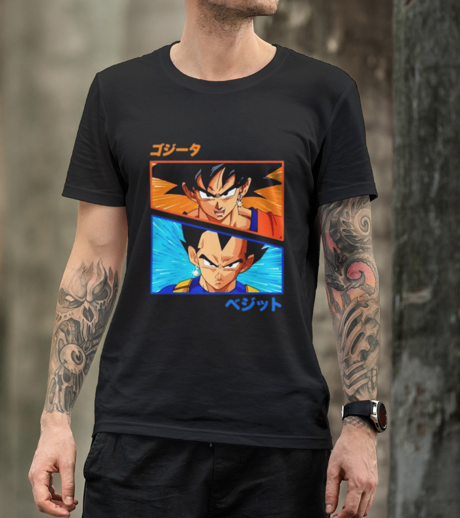 Gogeta Vegito Fusion Transformation Dragon Ball Z Super Saiyan Anime T-Shirt