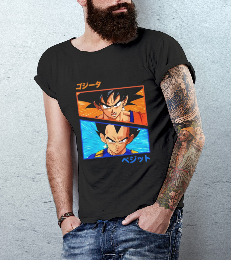Gogeta Vegito Fusion Transformation Dragon Ball Z Super Saiyan Anime T-Shirt