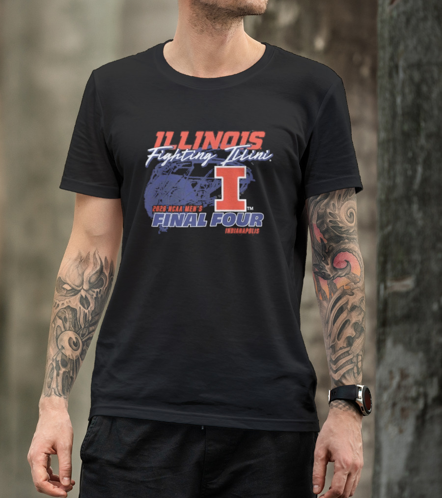 Illinois Fighting Illini 2026 NCAA Men's Final Four Champions T-Shirt