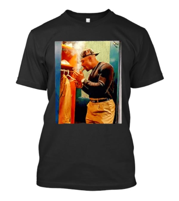 Jalen Hurts Celebrating Smoking Cigar Locker Room Moment T-Shirt