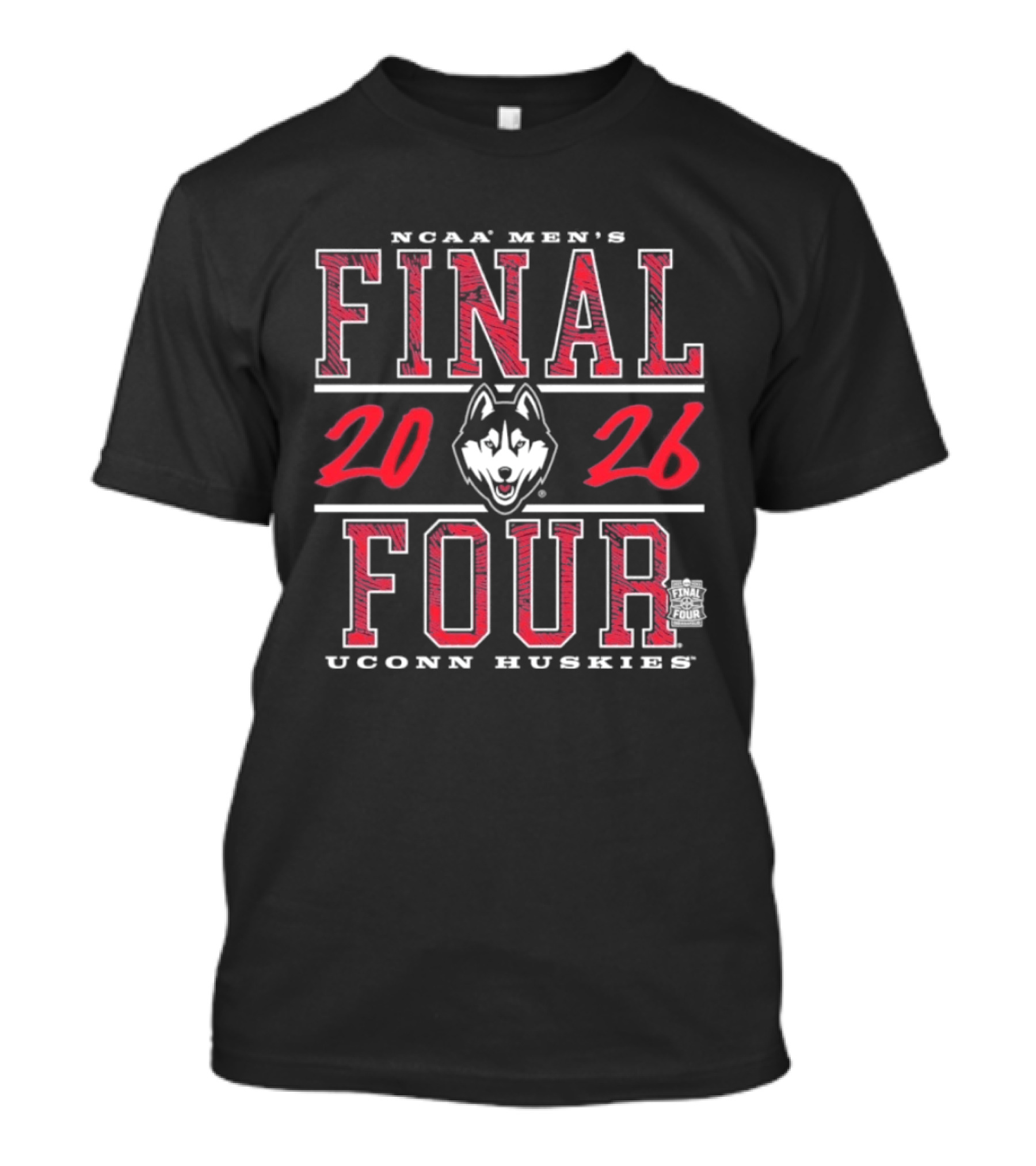 NCAA Men's Final Four 2026 UConn Huskies Basketball Championship T-Shirt