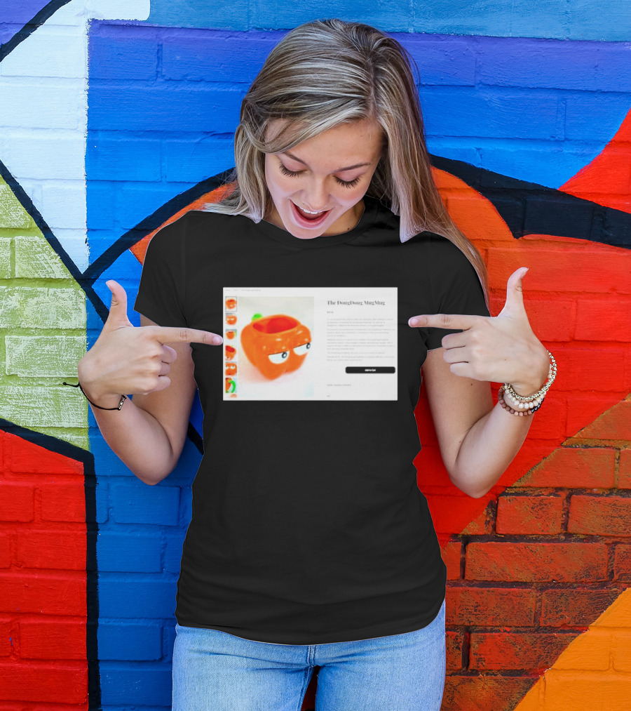 I Hate The Dougdoug Mugmug Orange Pumpkin Face T-Shirt