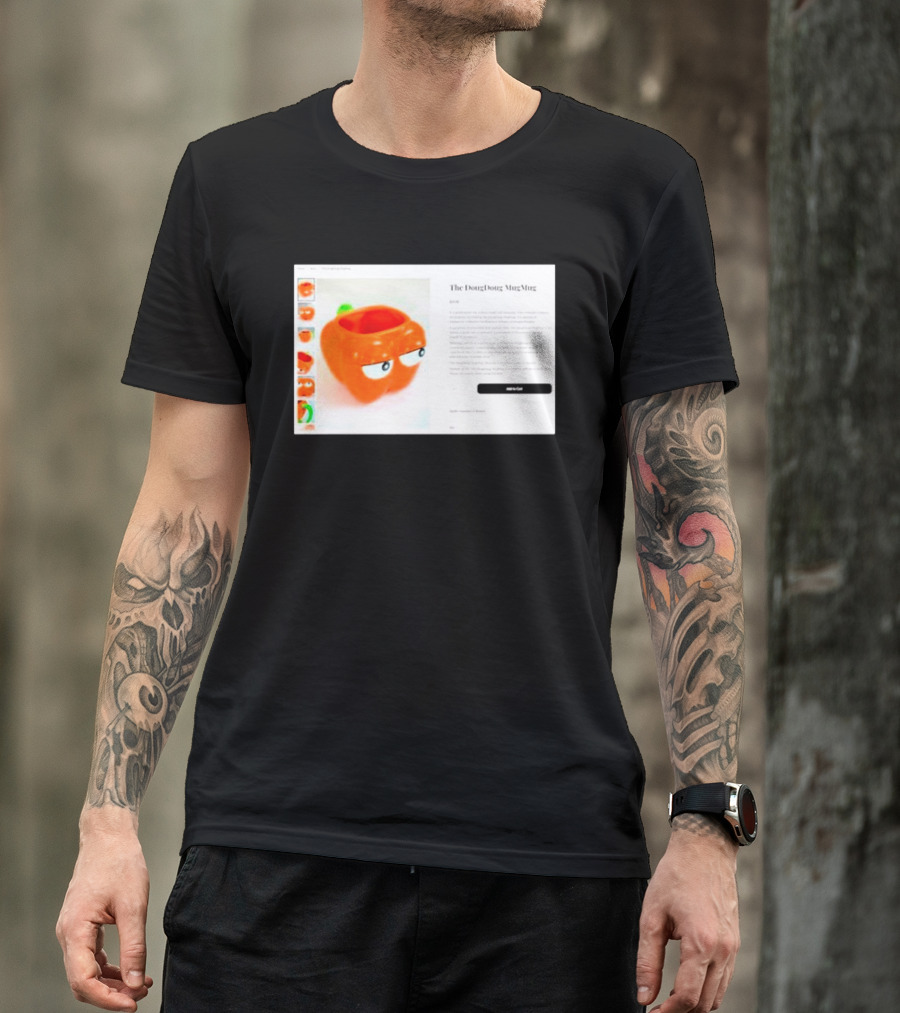 I Hate The Dougdoug Mugmug Orange Pumpkin Face T-Shirt