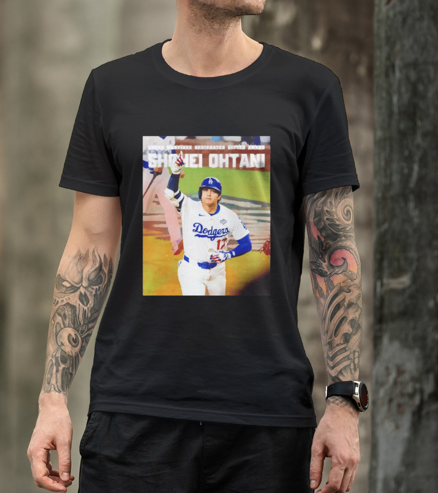 Edgar Martínez Designated Hitter Award Shohei Ohtani Los Angeles Dodgers T-Shirt