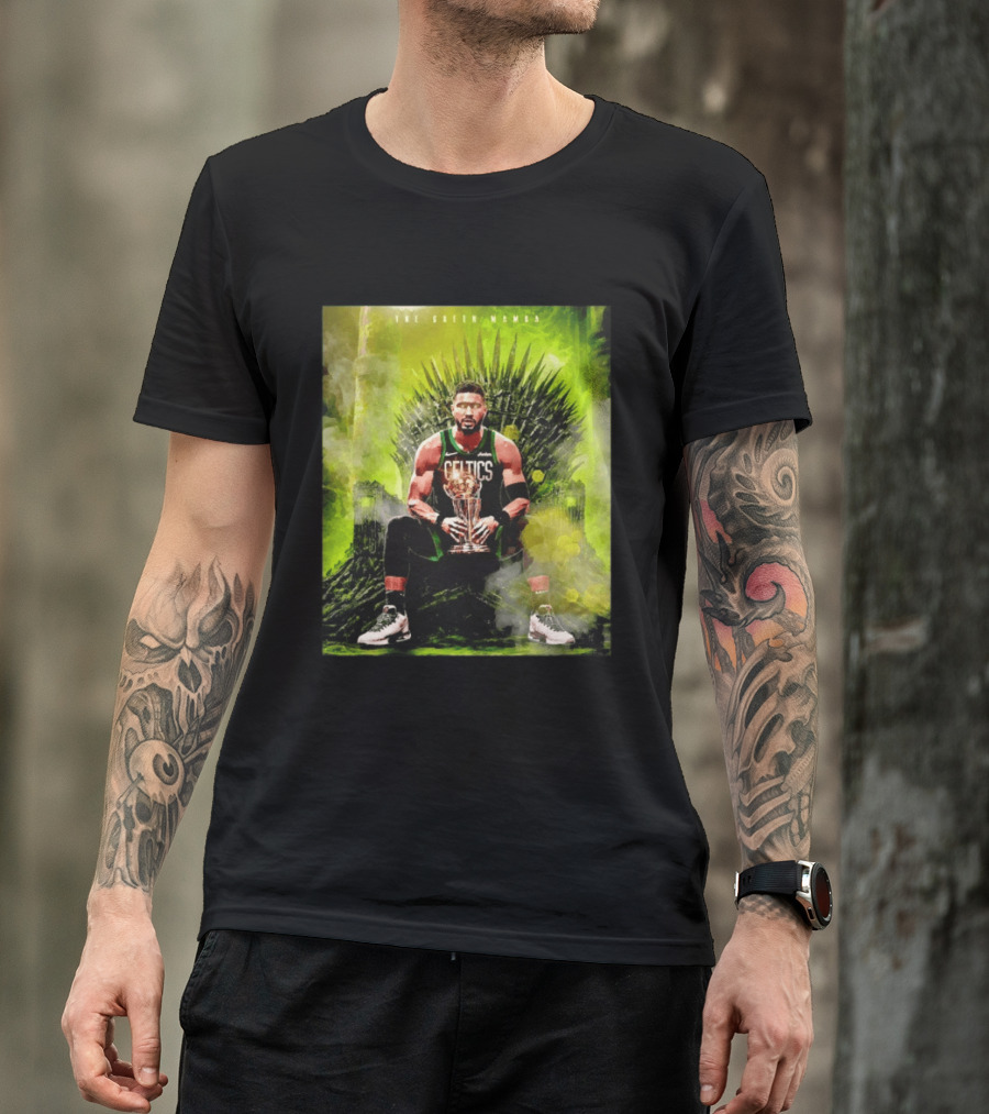 Jayson Tatum Boston Celtics The Green Mamba Iron Throne NBA Player T-Shirt