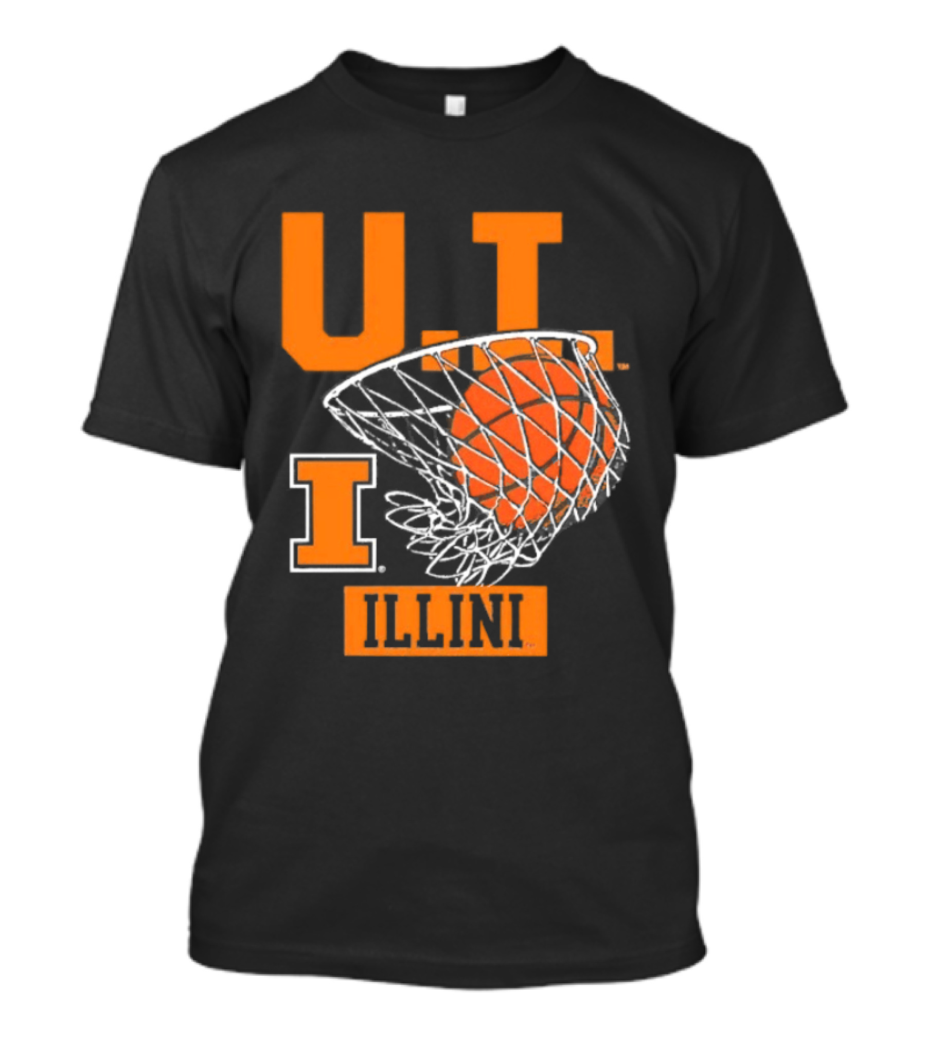 UT Illinois ILLINI Hoops Basketball Heritage T-Shirt