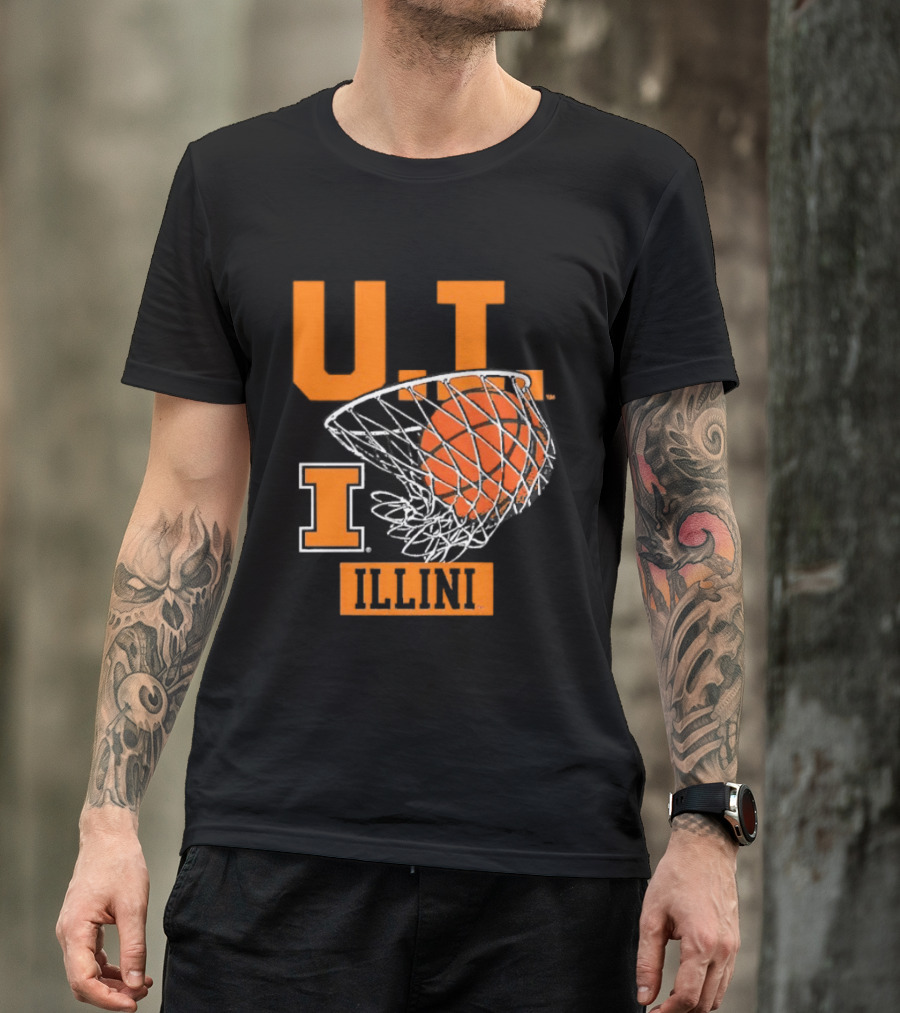 UT Illinois ILLINI Hoops Basketball Heritage T-Shirt