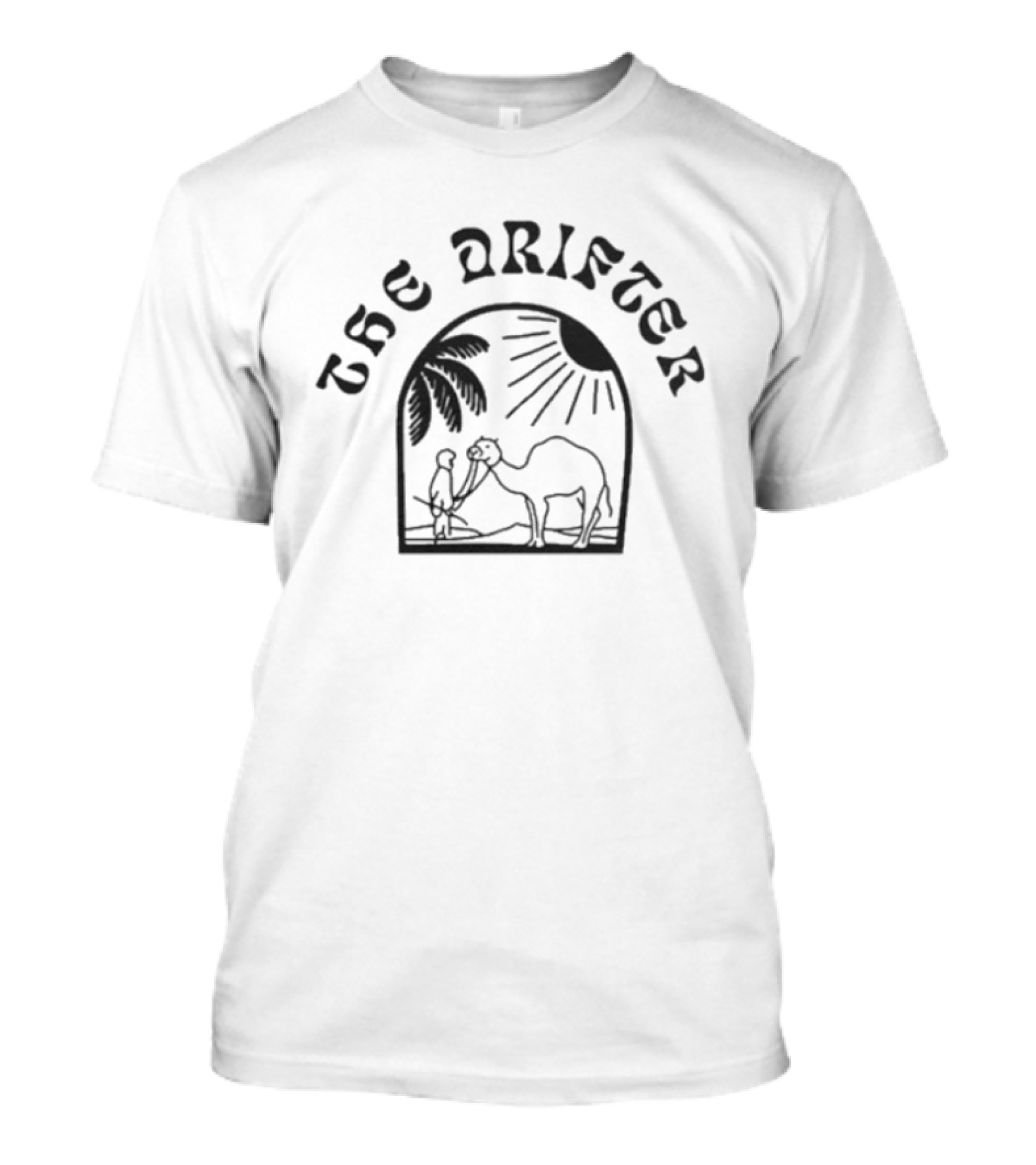 Jackie Quinones The Drifter Desert Camel Sun Palm T-Shirt