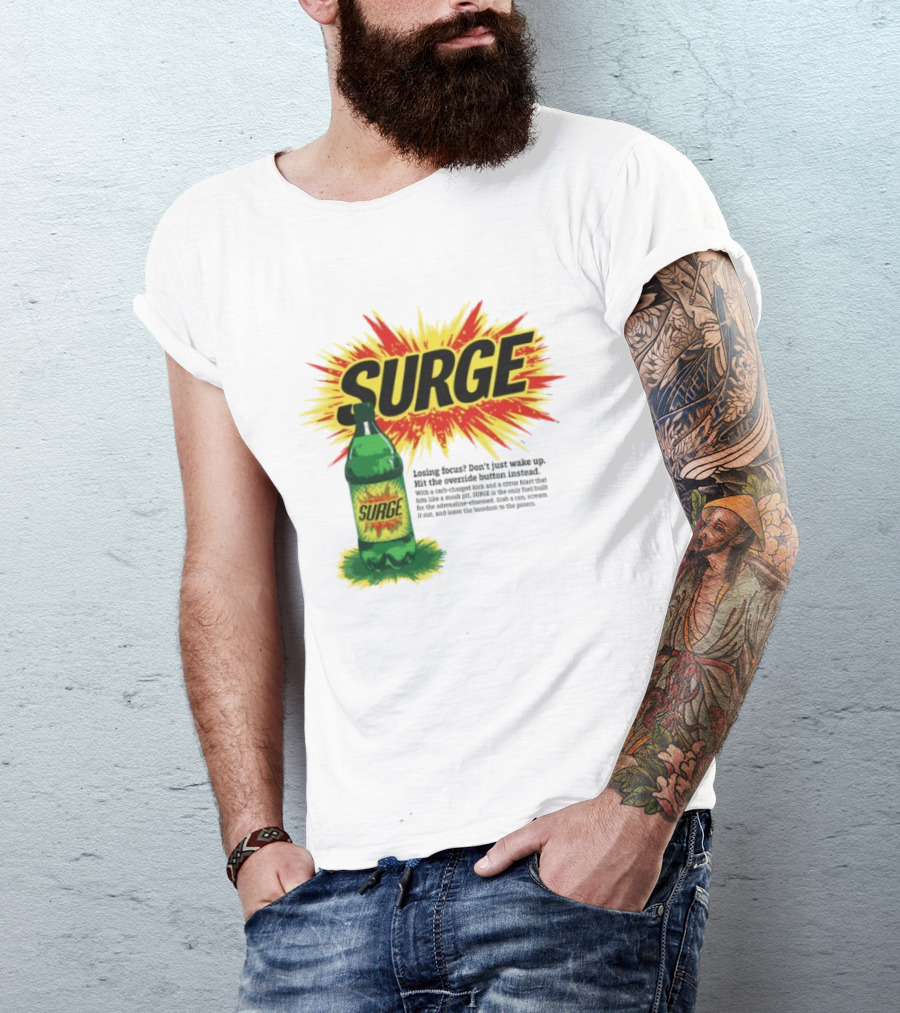 Surge Losing Focus Wake Up Hit The Override Button Instead T-Shirt