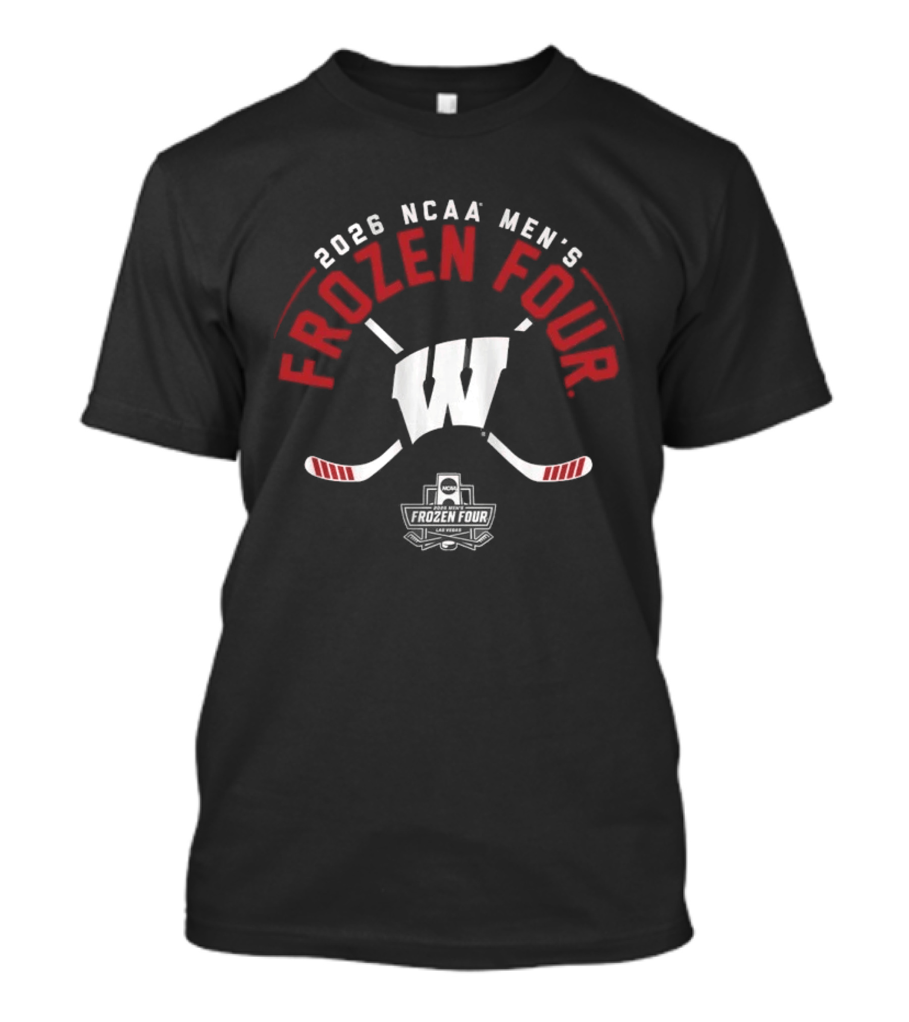 2026 NCAA Men's Frozen Four Wisconsin Hockey T-Shirt