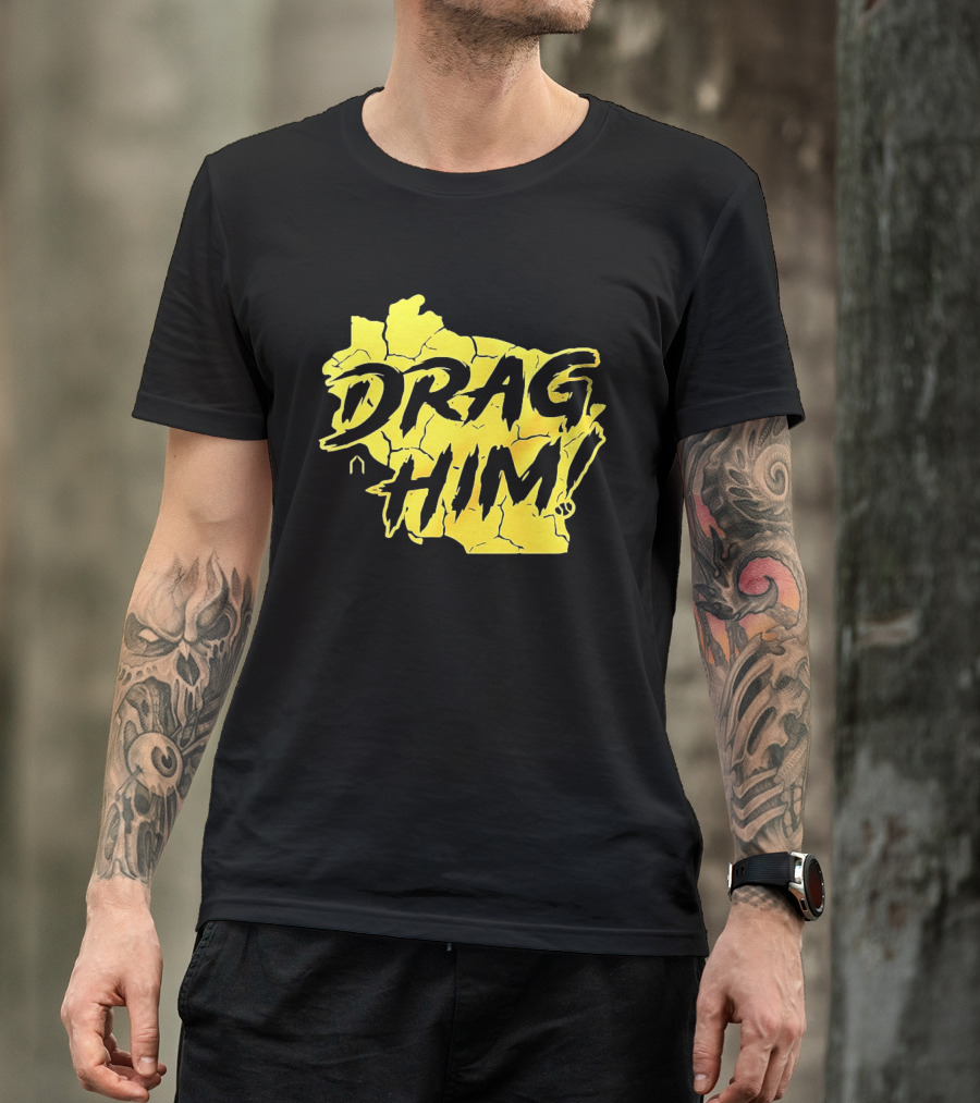 Drag Him Sal Frelick Milwaukee Brewers MLB Map T-Shirt