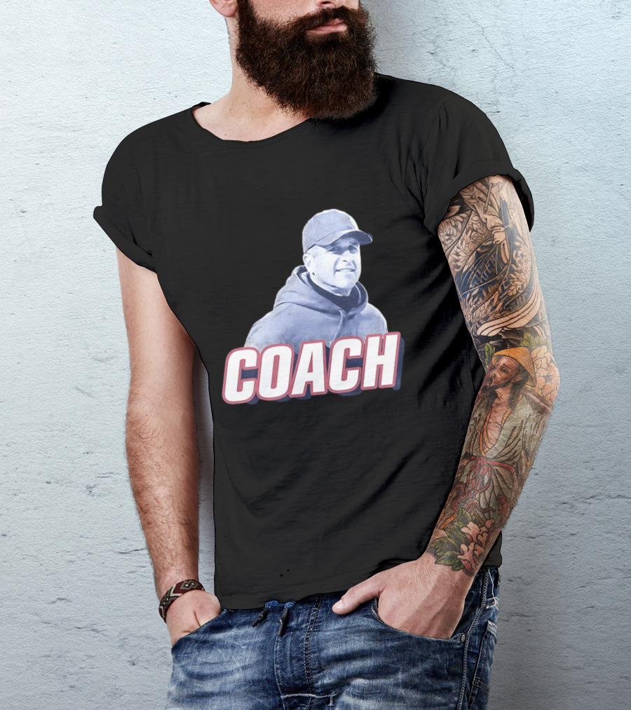 Harbaugh Coach New York Giants T-Shirt