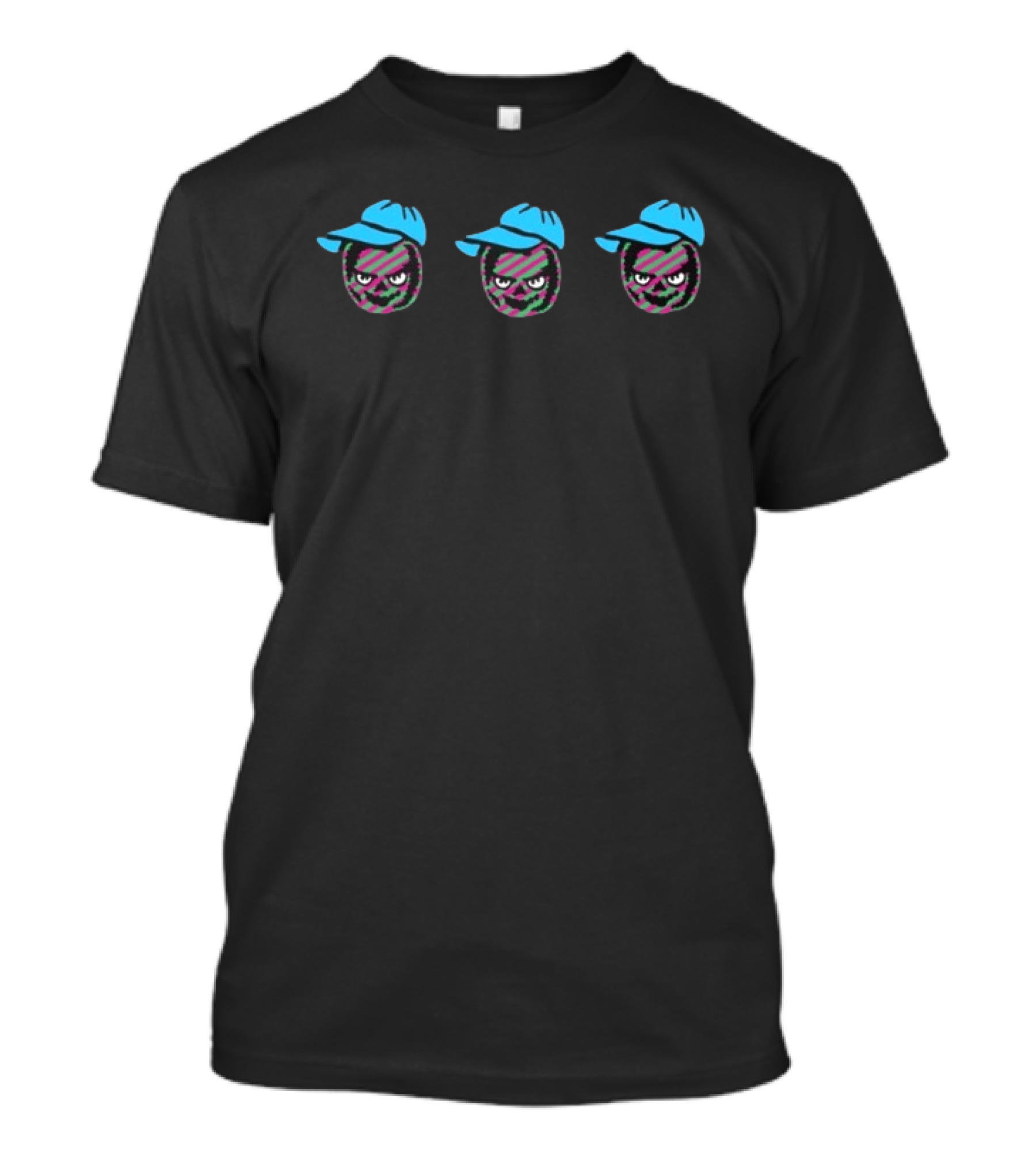 Billionaire Boys Club Ice Cream Cherry Gang Blue Hat Striped Face T-Shirt