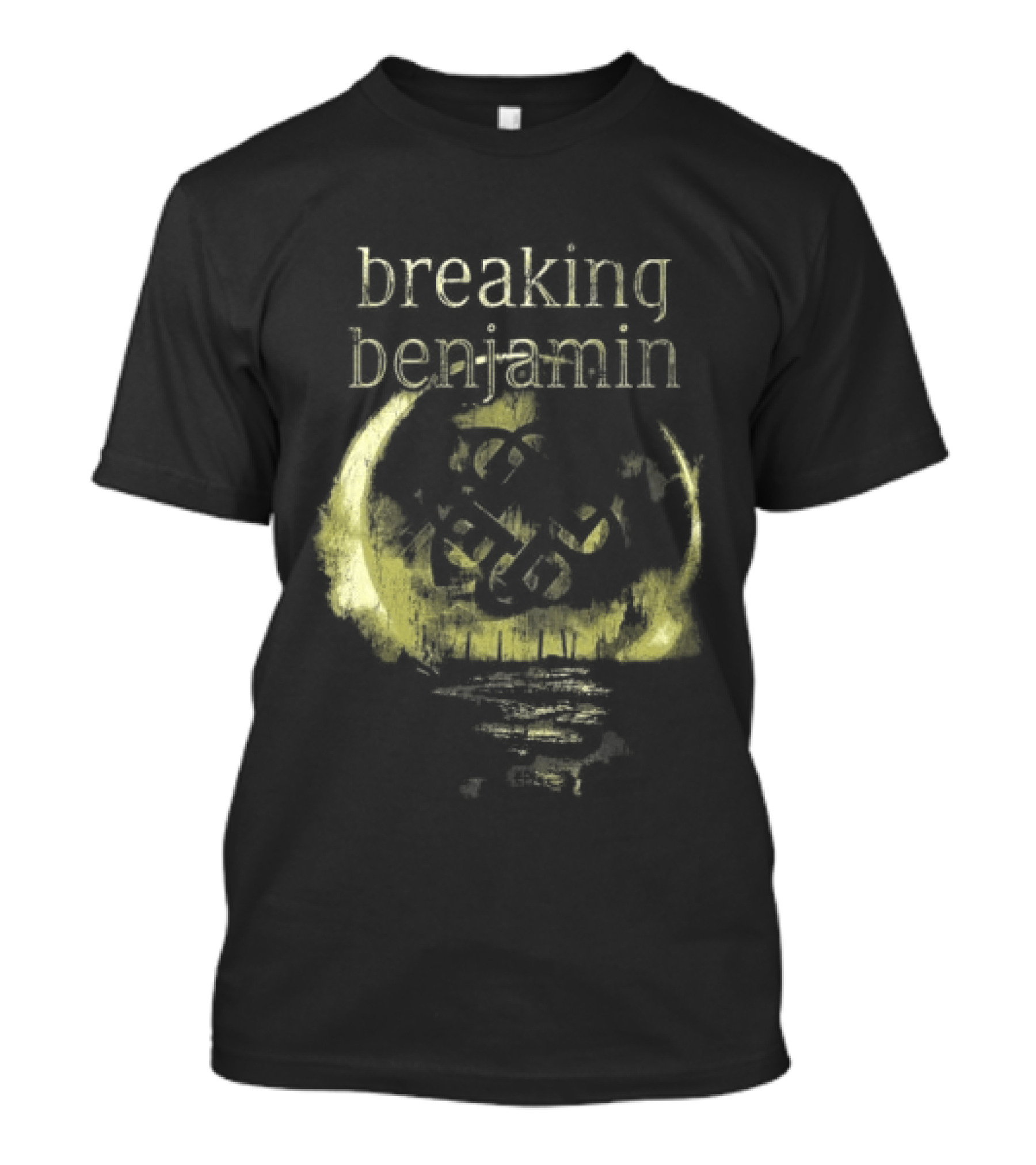 Breaking Benjamin 10 Years Dark Before Dawn Moon T-Shirt